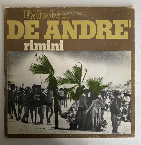 LP FABRIZIO DE ANDRÉ- RIMINI ANNO 1979