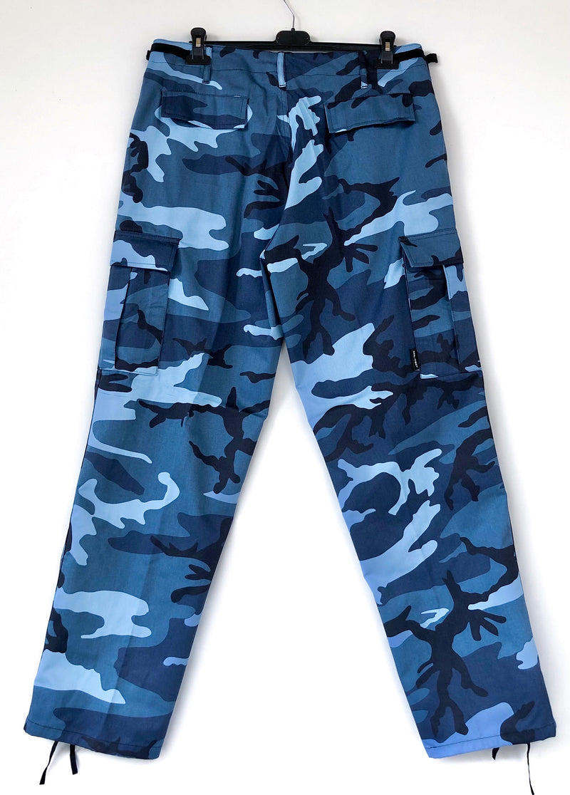 US Blue Camo BDU Ranger Field Pants