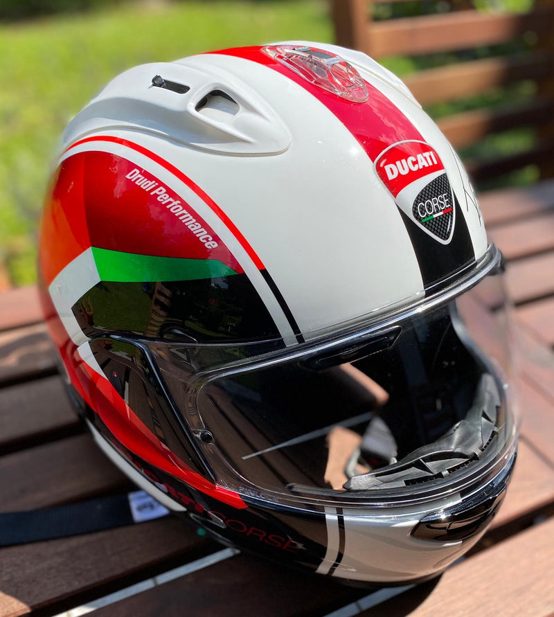 Casco Arai GP MUGELLO SIGNED Dovizioso